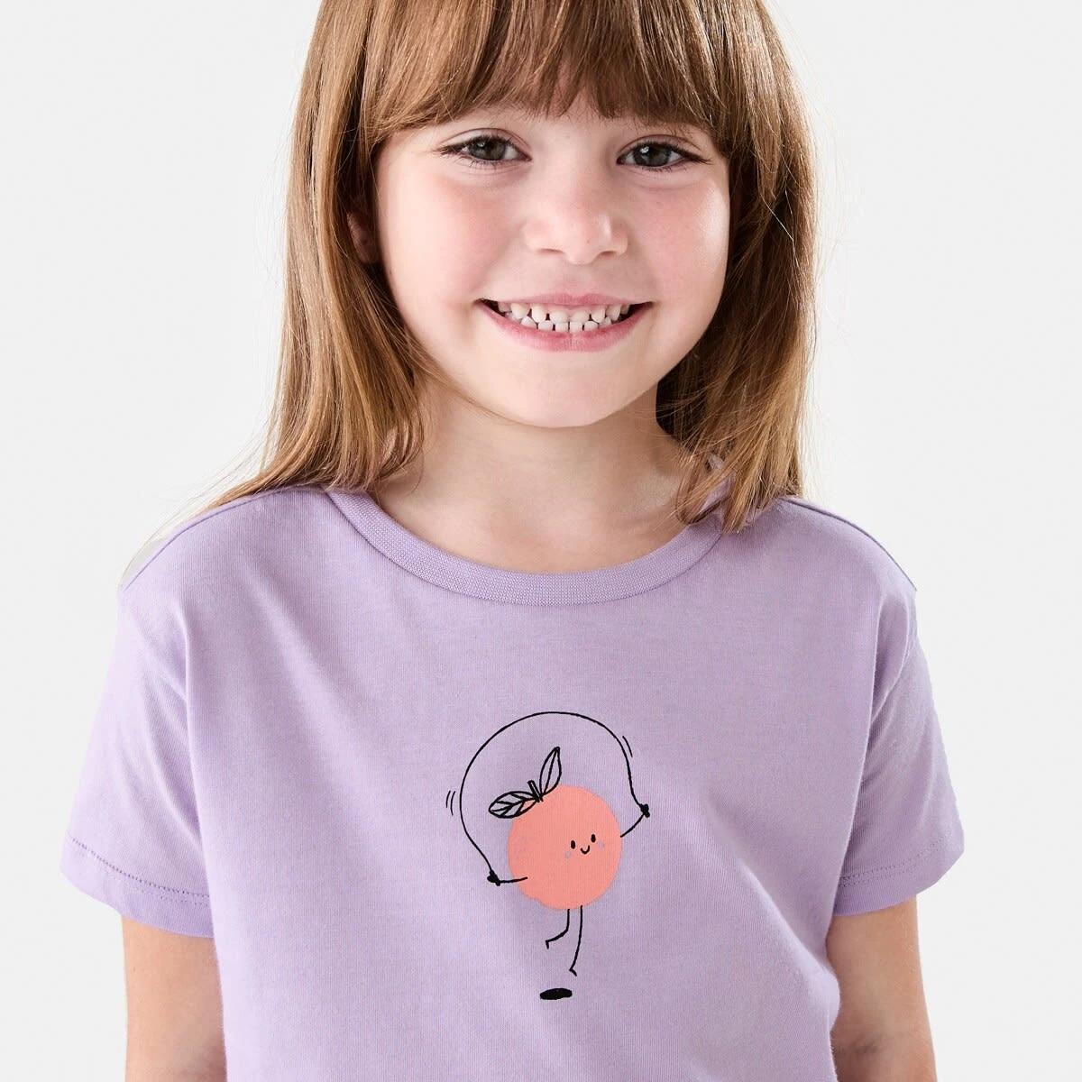 3 Printed T-shirt HAPPY ORANGE HOPS PASTEL LILAC, 3 of 6