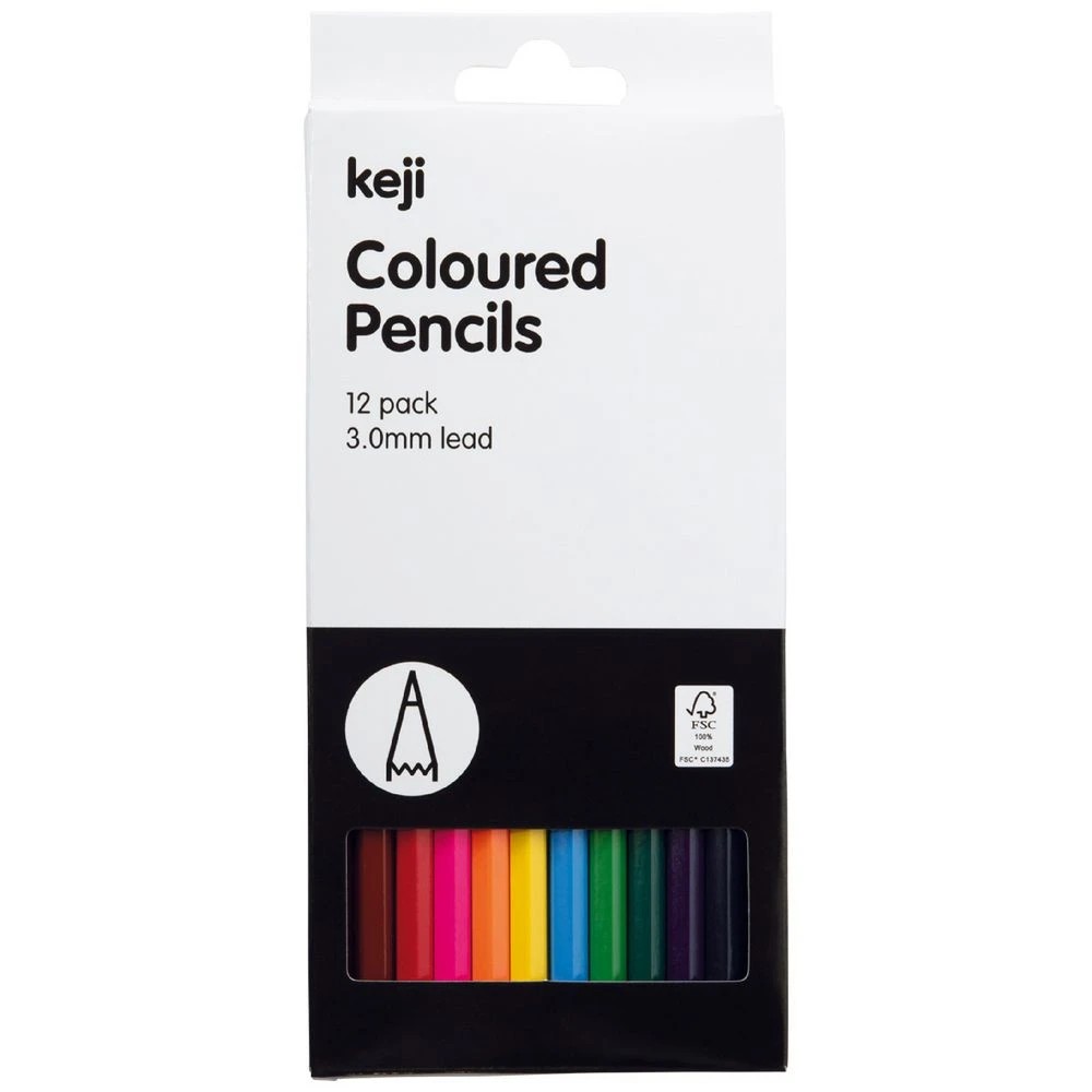 1 Keji Coloured Pencils 12 Pack, 1 of 2