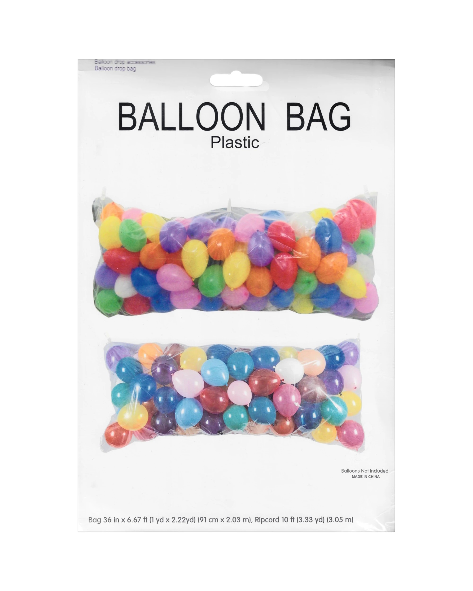1 Partyrama Plastic Balloon Drop Bag, 1 of 1
