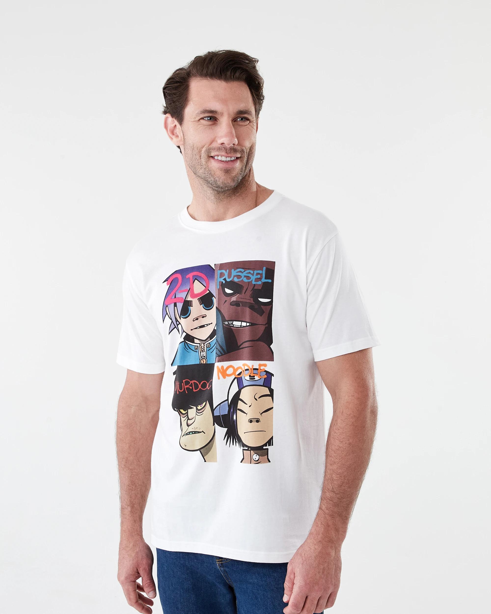 1 Gorillaz License T-shirt Gorillaz, 1 of 5