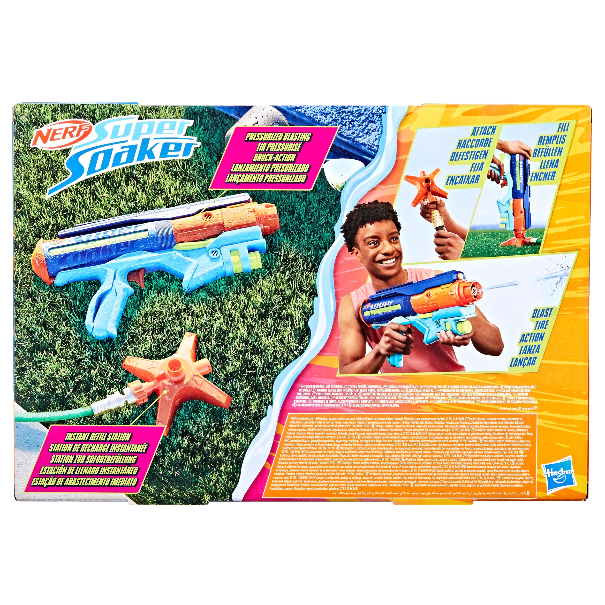 2 Nerf Super Soaker Blaster - Blue, 2 of 3