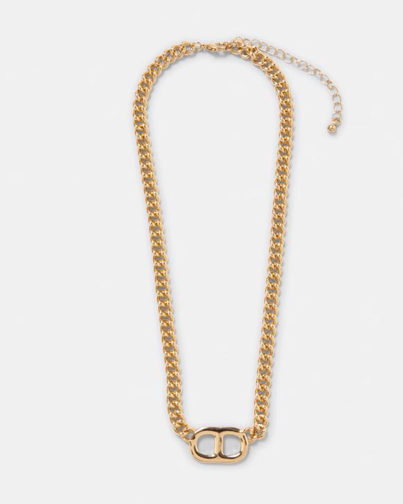 Interlink Necklace - Gold Tone