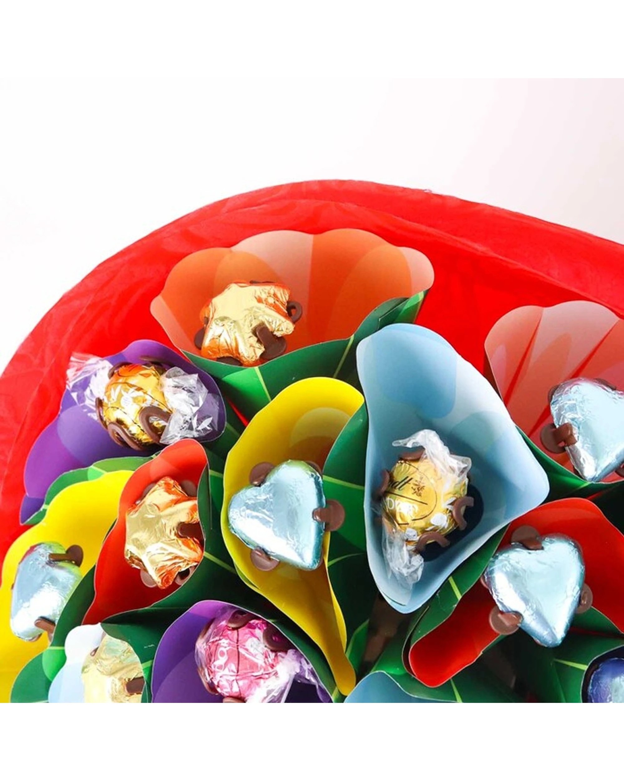 5 Edible Blooms Happy Birthday Bouquet Gift Gourmet Chocolates Small - Multi, 5 of 5