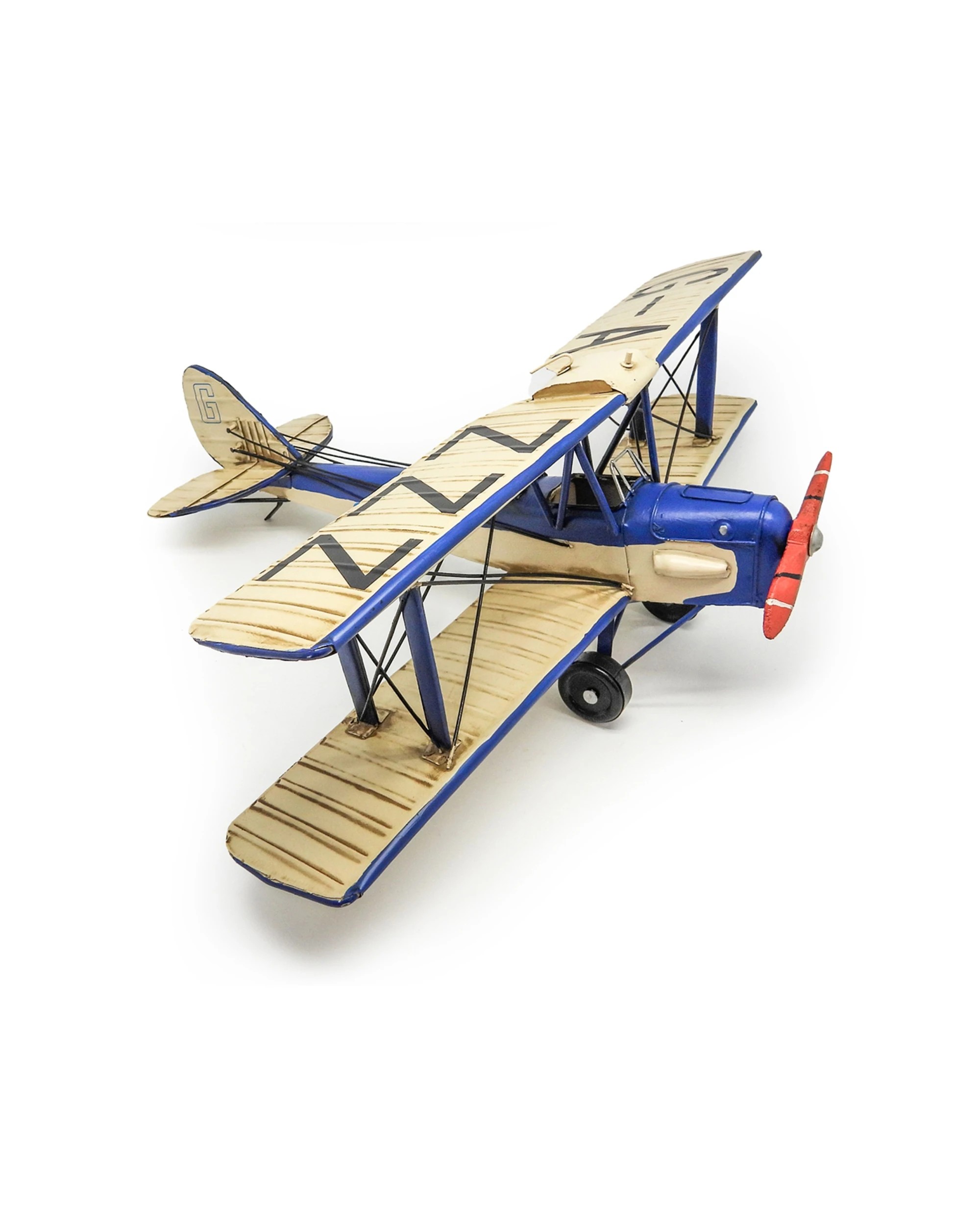 2 Boyle Metal Ornament Home Decor Collectible Tiger Moth Plane 50x48x18.5cm - Multi, 2 of 5