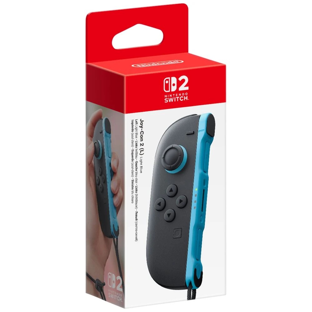 1 Nintendo Switch 2 Joy-Con 2 (L) Light Blue, 1 of 4