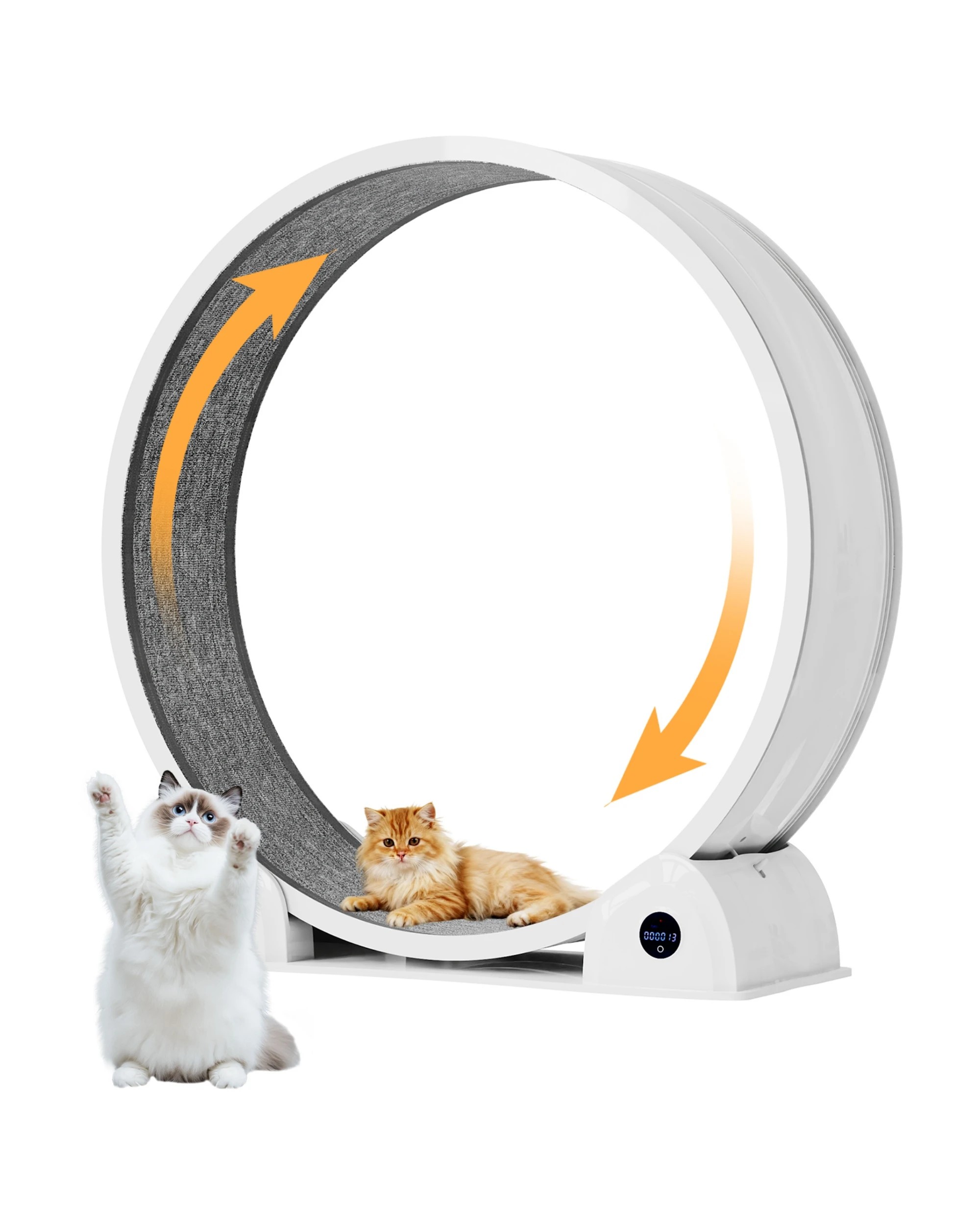 1 Advwin Cat Exercise Wheel Pet Treadmill Running Exerciser, 1 of 7