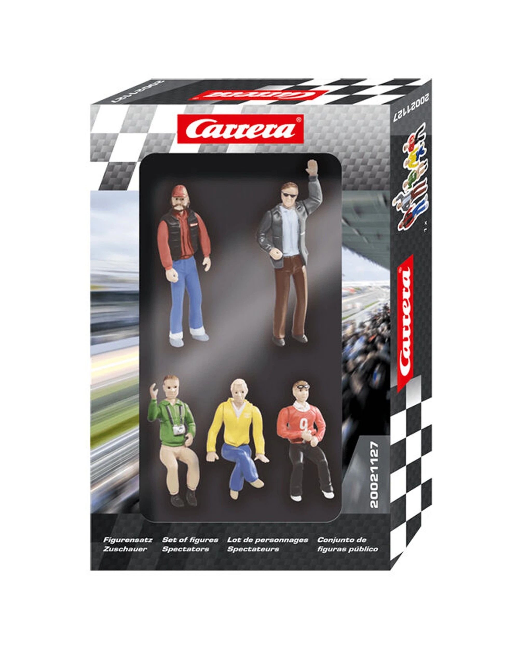 1 Carrera 5Pc Slot Car Action Figure Spectators Toy 8Y - Movable Figures - Multi, 1 of 3