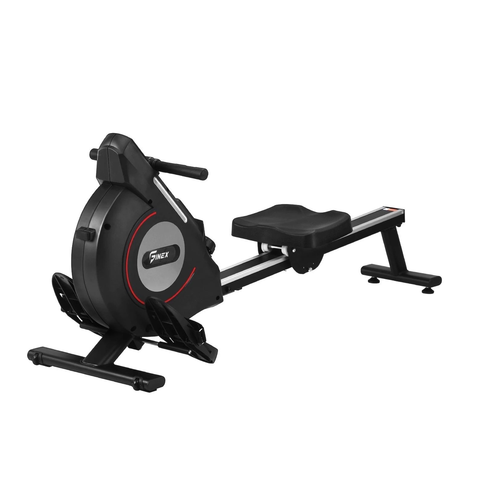 1 Finex Magnetic Rowing Machine Cardio Gym Exercise - Black, 1 of 10
