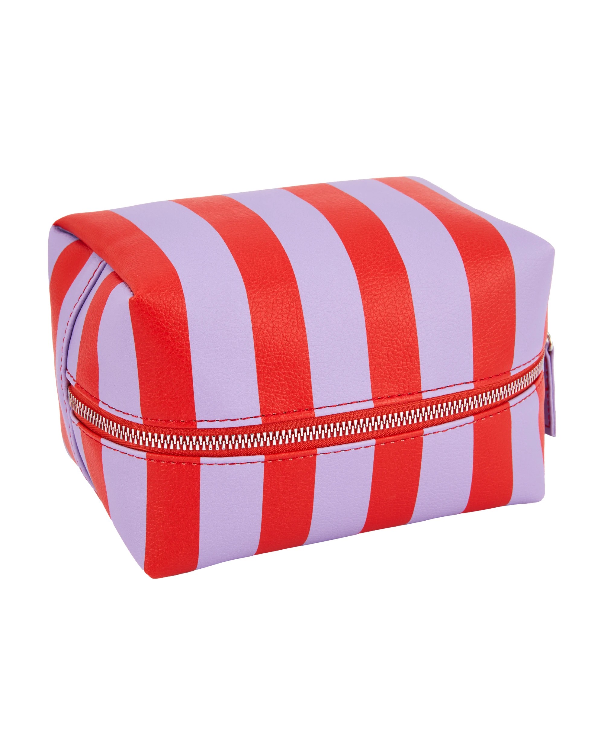 3 OXX Cosmetics Makeup Bag - Red and Purple, 3 of 4