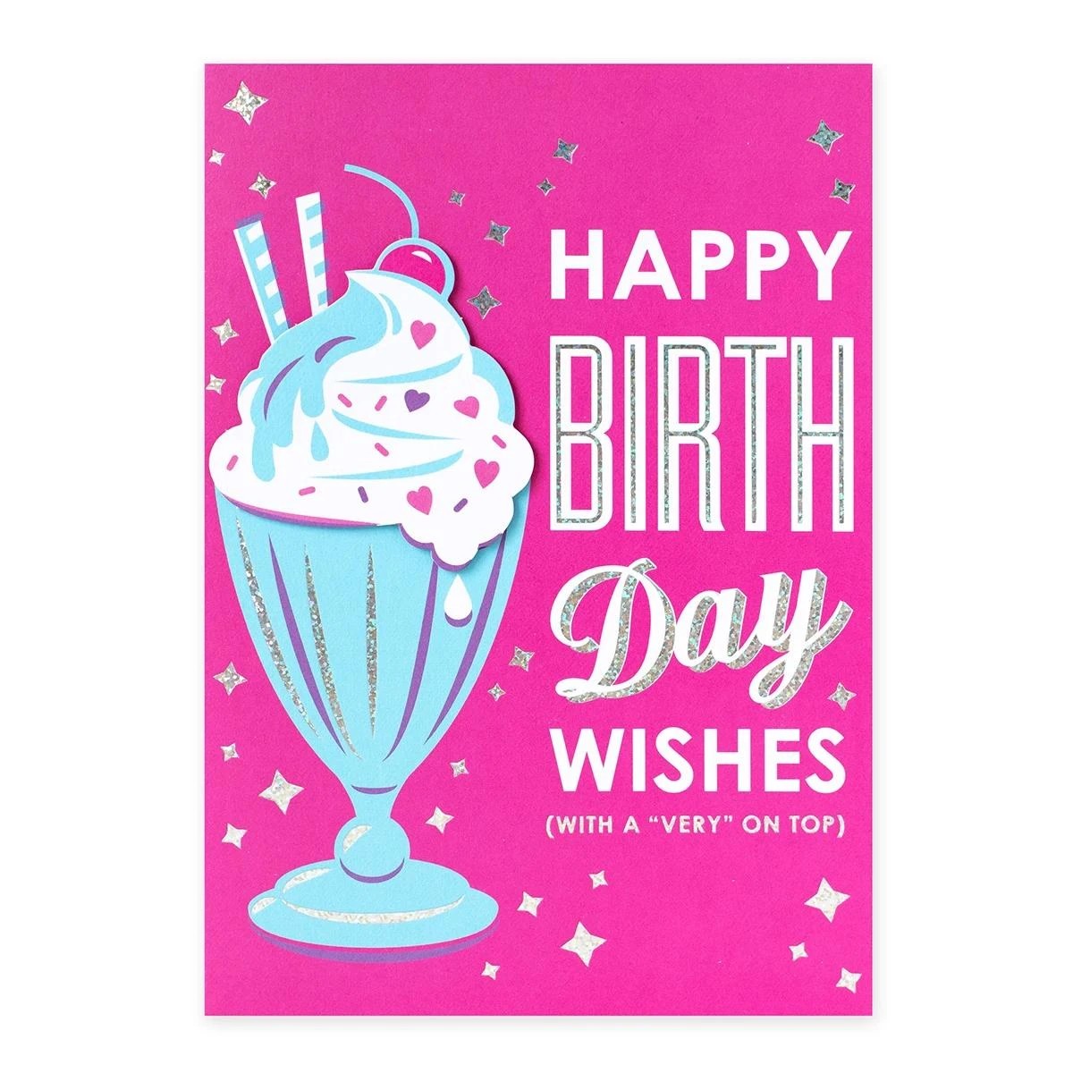 3 Connections from Hallmark Birthday Card - Milkshake, 3 of 3