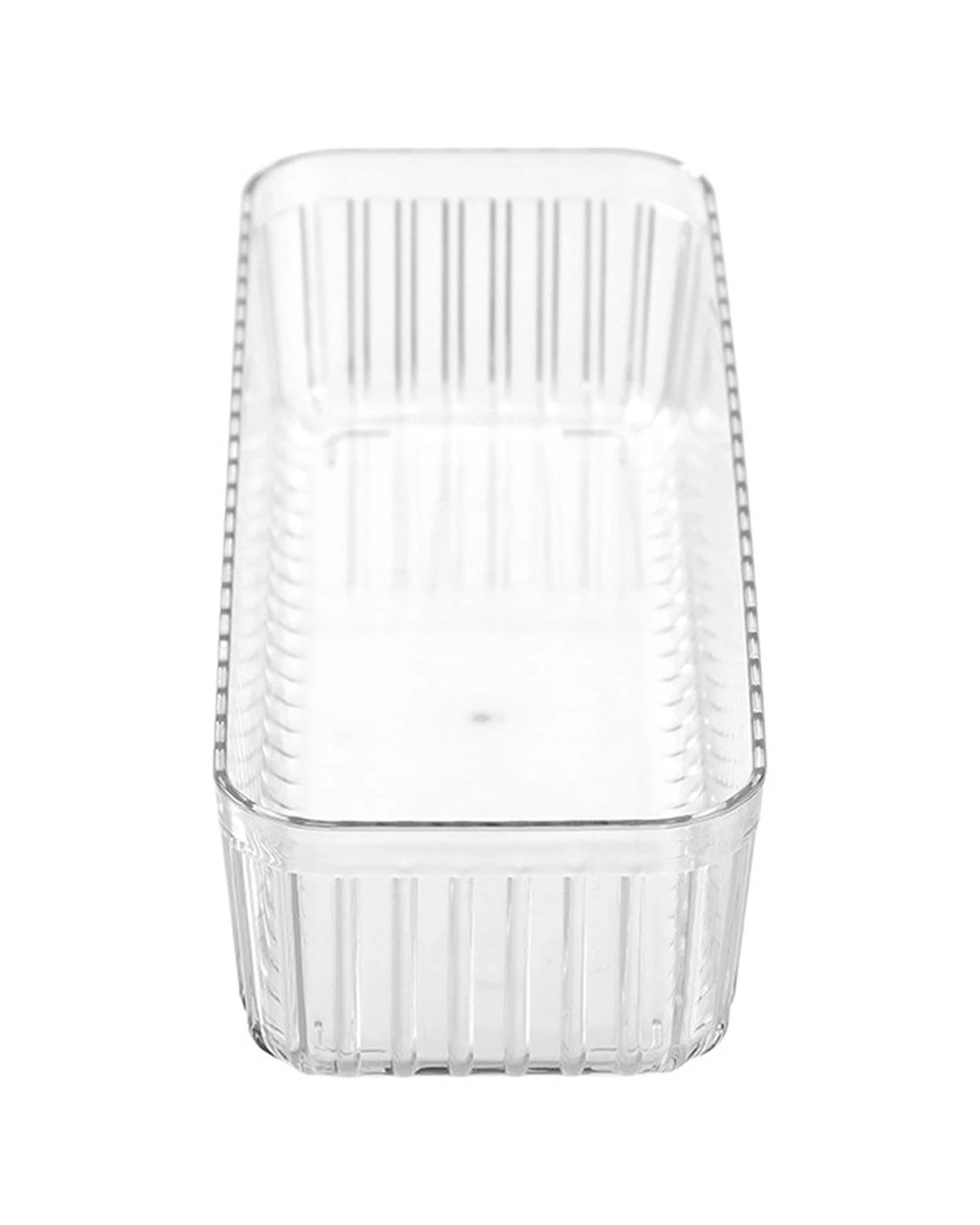 3 Boxsweden 12pc Crystal Ribbed Tray Modular Design Storage Container 31x11x6.5cm - Clear, 3 of 5