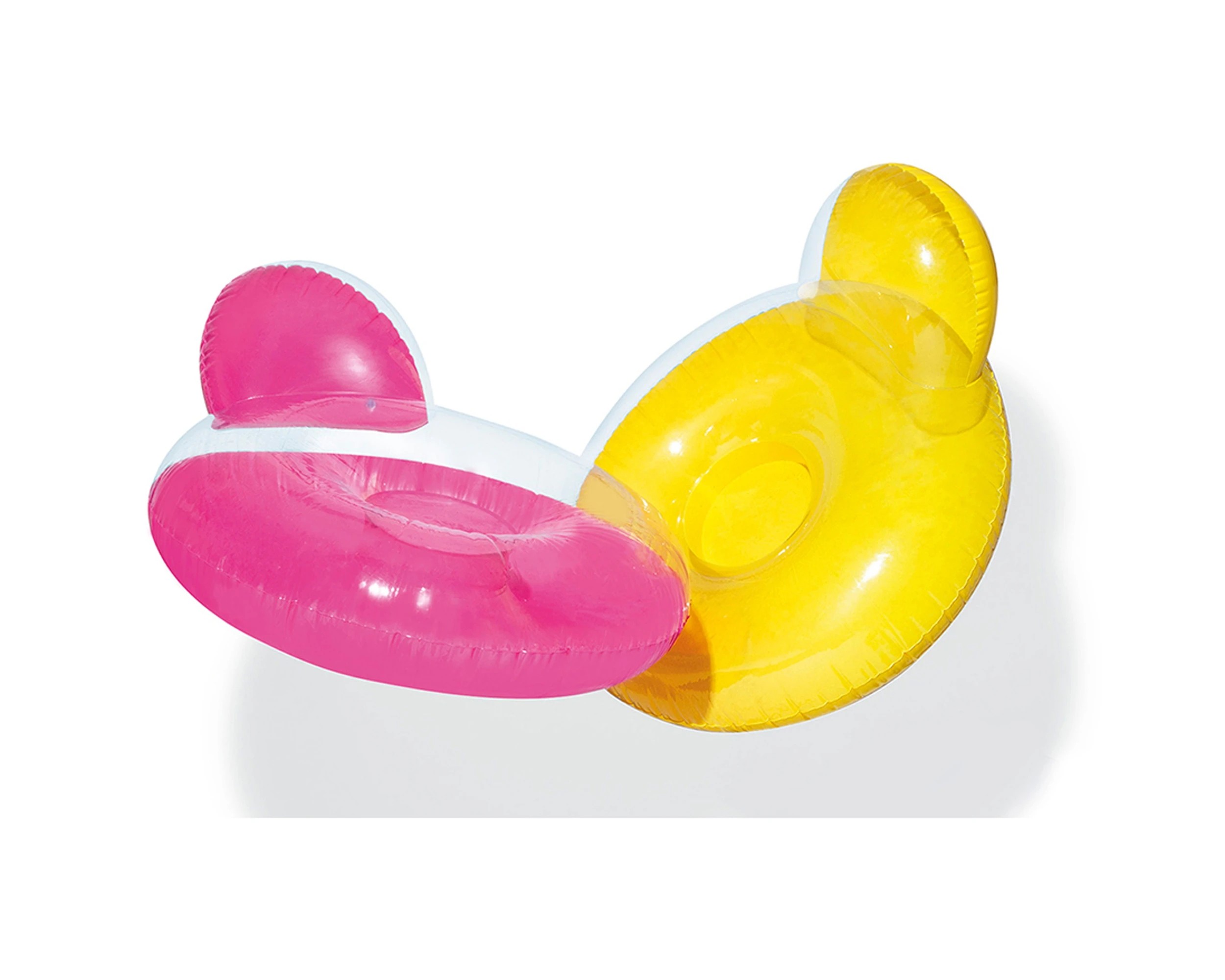 3 Intex Pillow-Back Lounges Inflatable Kids Floats 14Y Dual Air - Assorted, 3 of 5