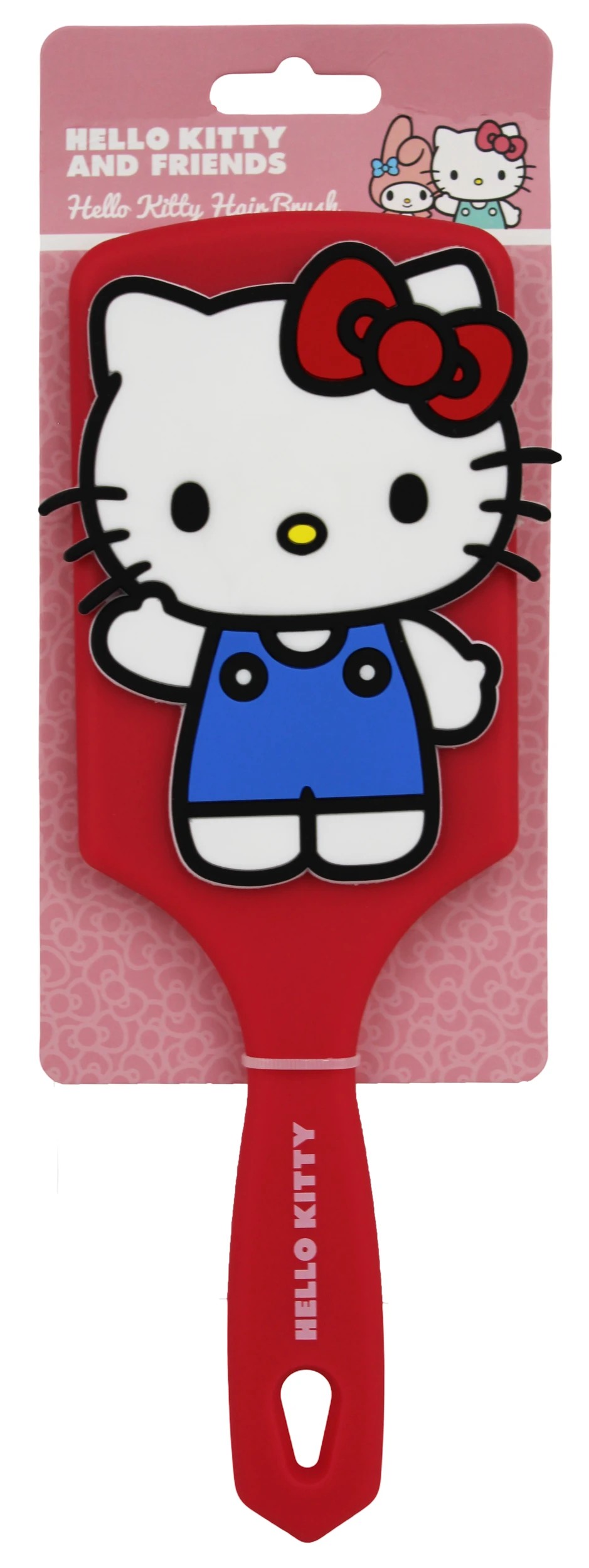 1 Sanrio Hello Kitty and Friends Hello Kitty Hair Brush - Red, 1 of 2