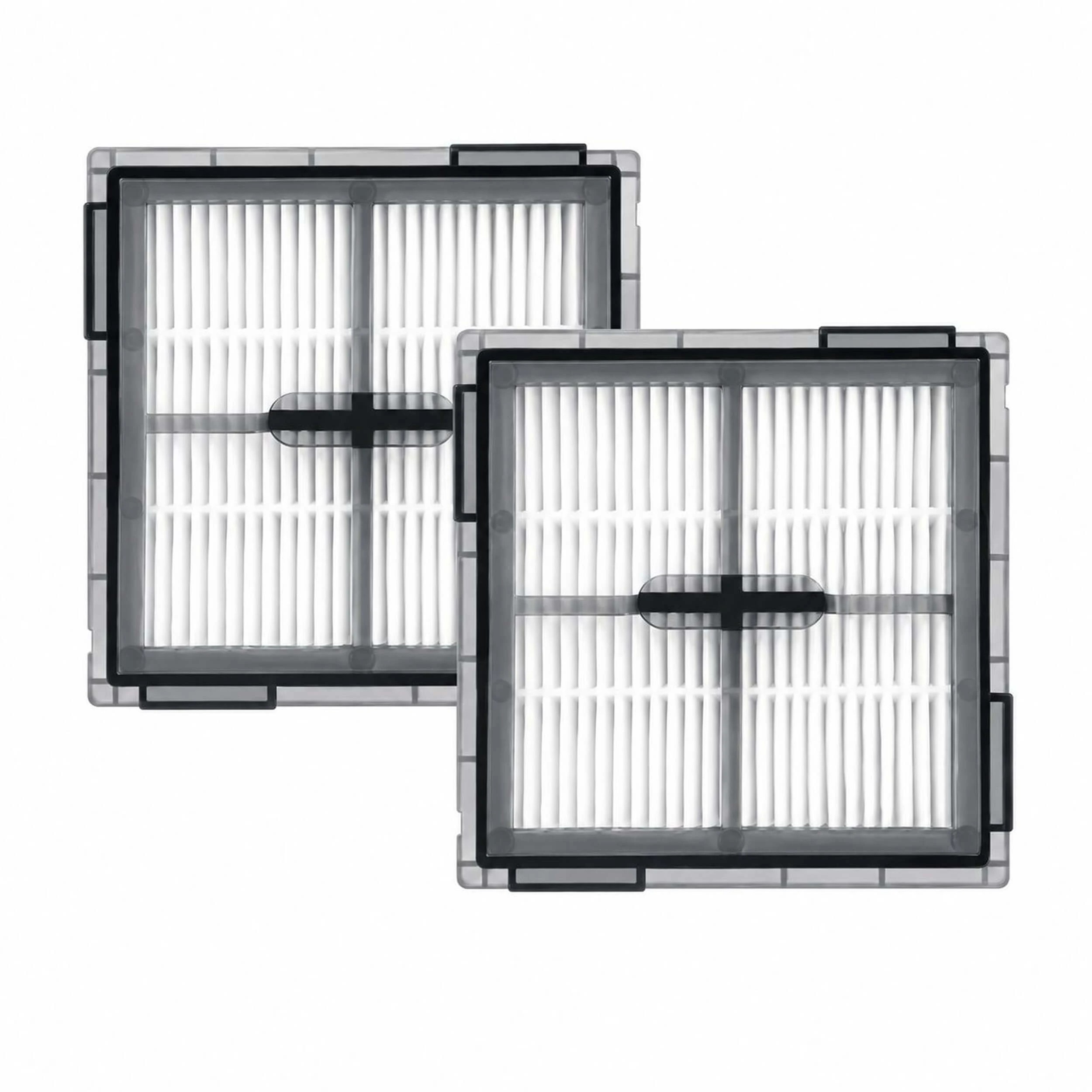 1 Hygieia 2pk Replacement Filters For Roborock Q10V+ Robot Vacuum Cleaner - Grey, 1 of 1