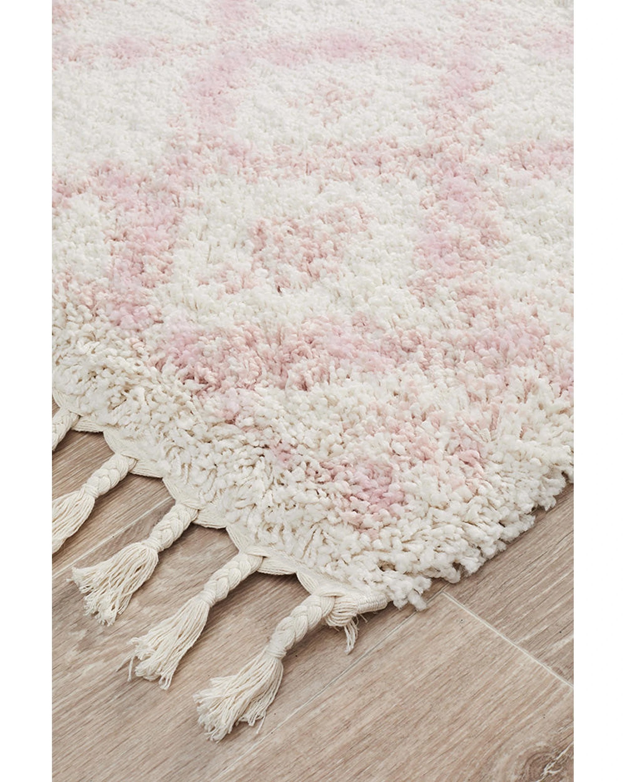 3 Rug Culture Saffron 33 Pink Runner Rug, 80 x 300 cm, 4 cm Pile, Polypropylene - Assorted, 3 of 7
