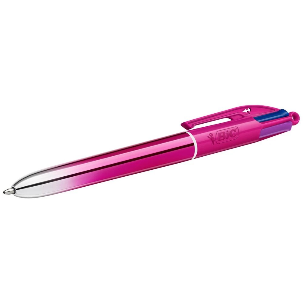 3 Bic 4-Colour Smooth Ballpoint Pen Assorted 3 Pack, 3 of 7