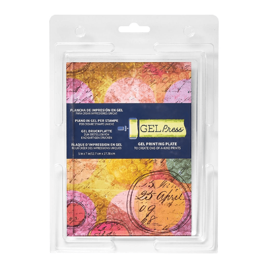1 Gel Press Gel Printing Plate 5 x 7, 1 of 1
