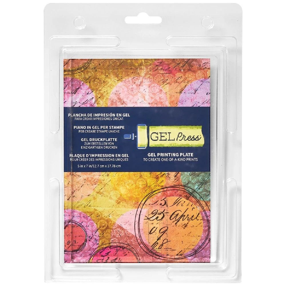 1 Gel Press Gel Printing Plate 5 x 7", 1 of 1