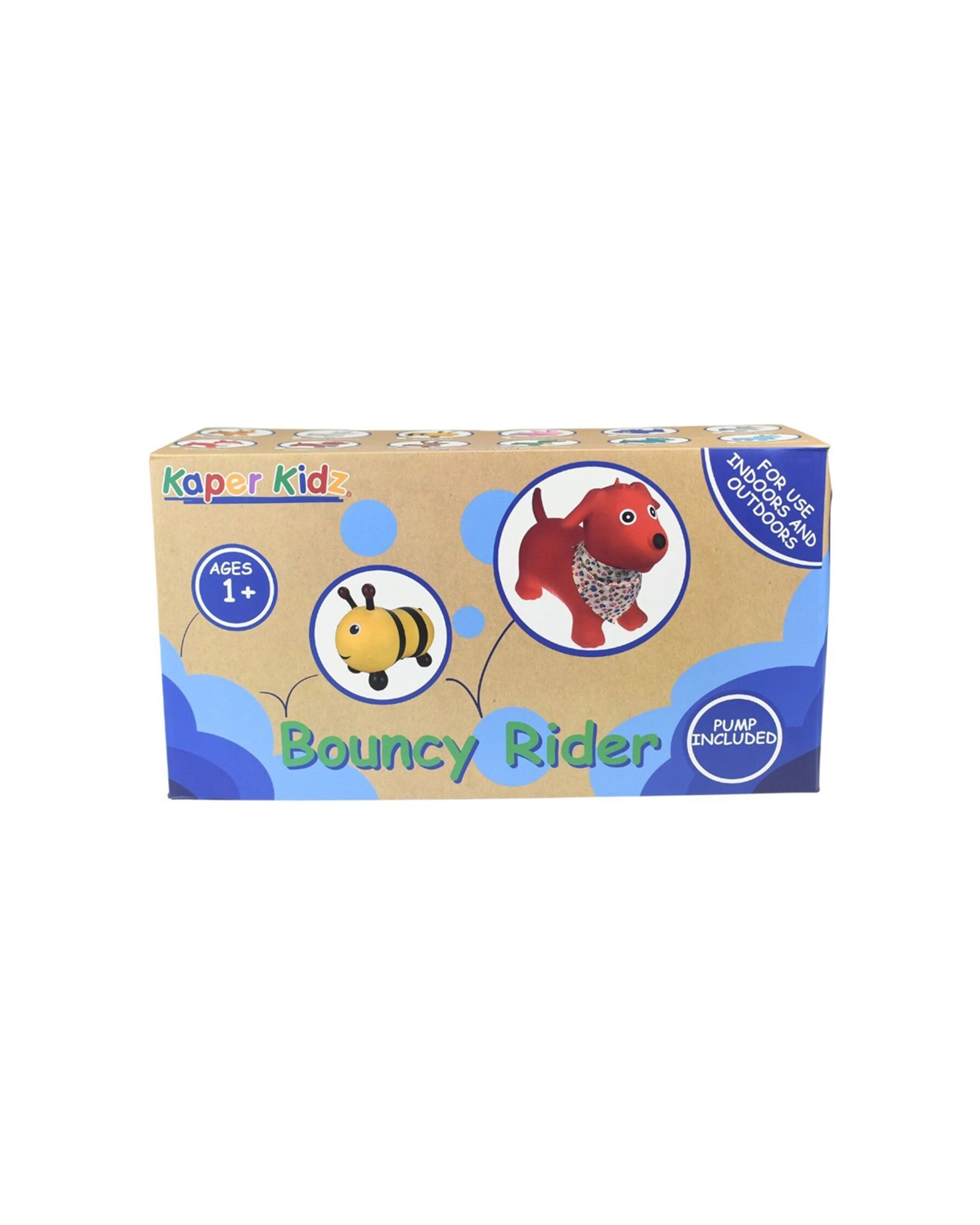 4 Kaper Kidz Bouncy Rider Pudding The Dog Kids Ride On Toy 12 Months Plus - Brown, 4 of 9