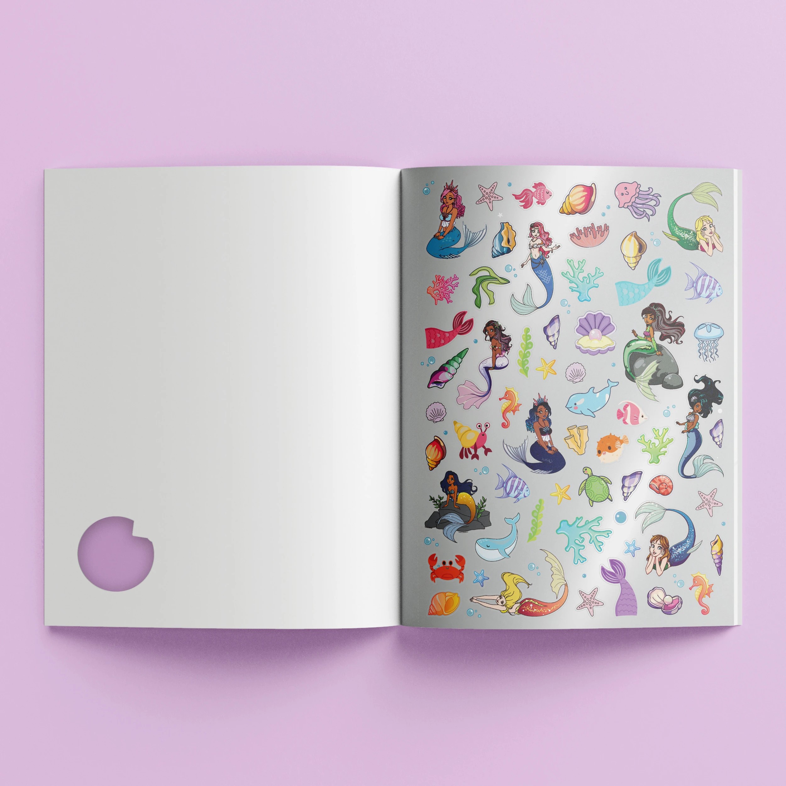 3 Kaleidoscope Colouring: Mermaid Tales - Book, 3 of 6