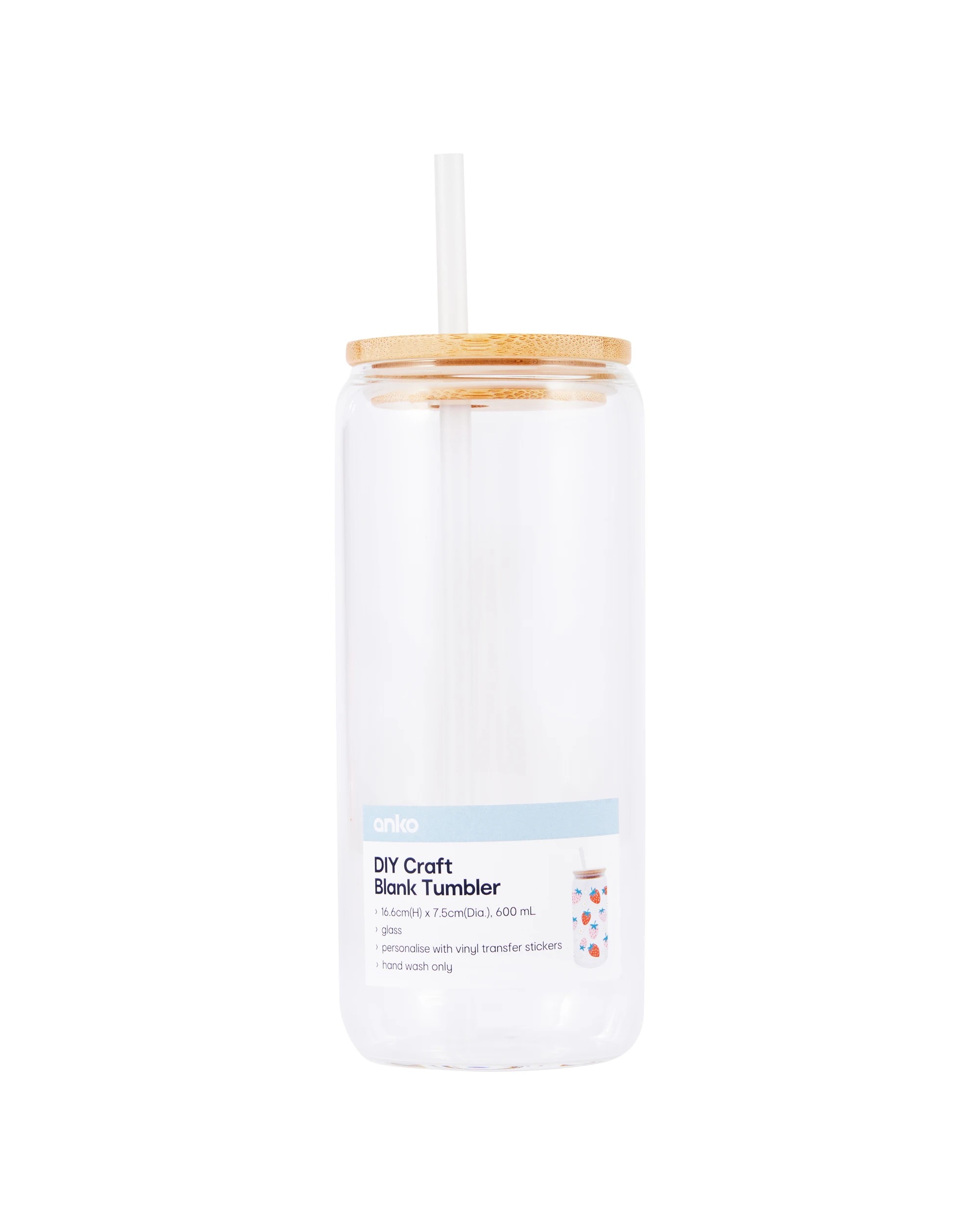 6 600ml DIY Craft Blank Tumbler, 6 of 6