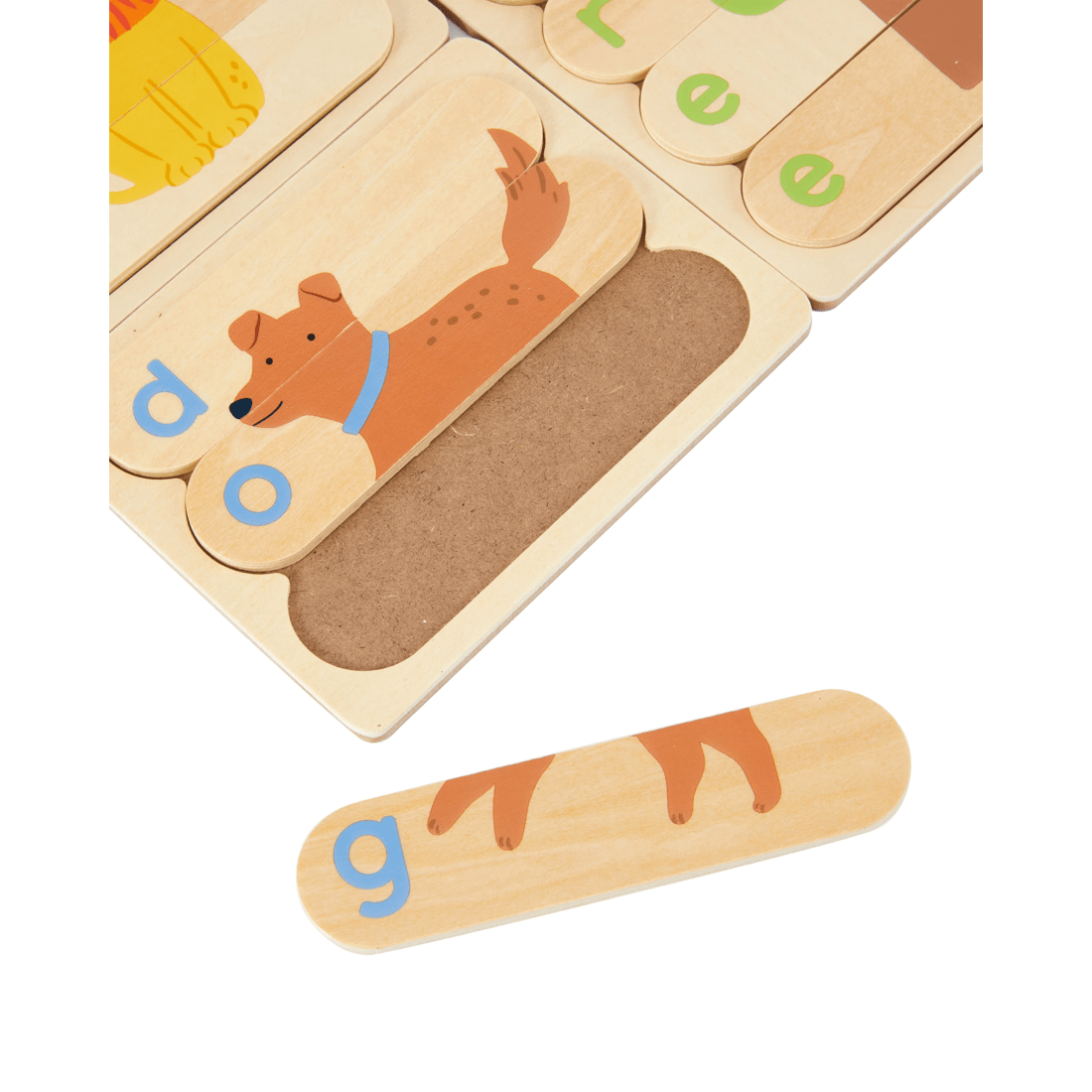 4 Wooden Simple Words Puzzle, 4 of 6