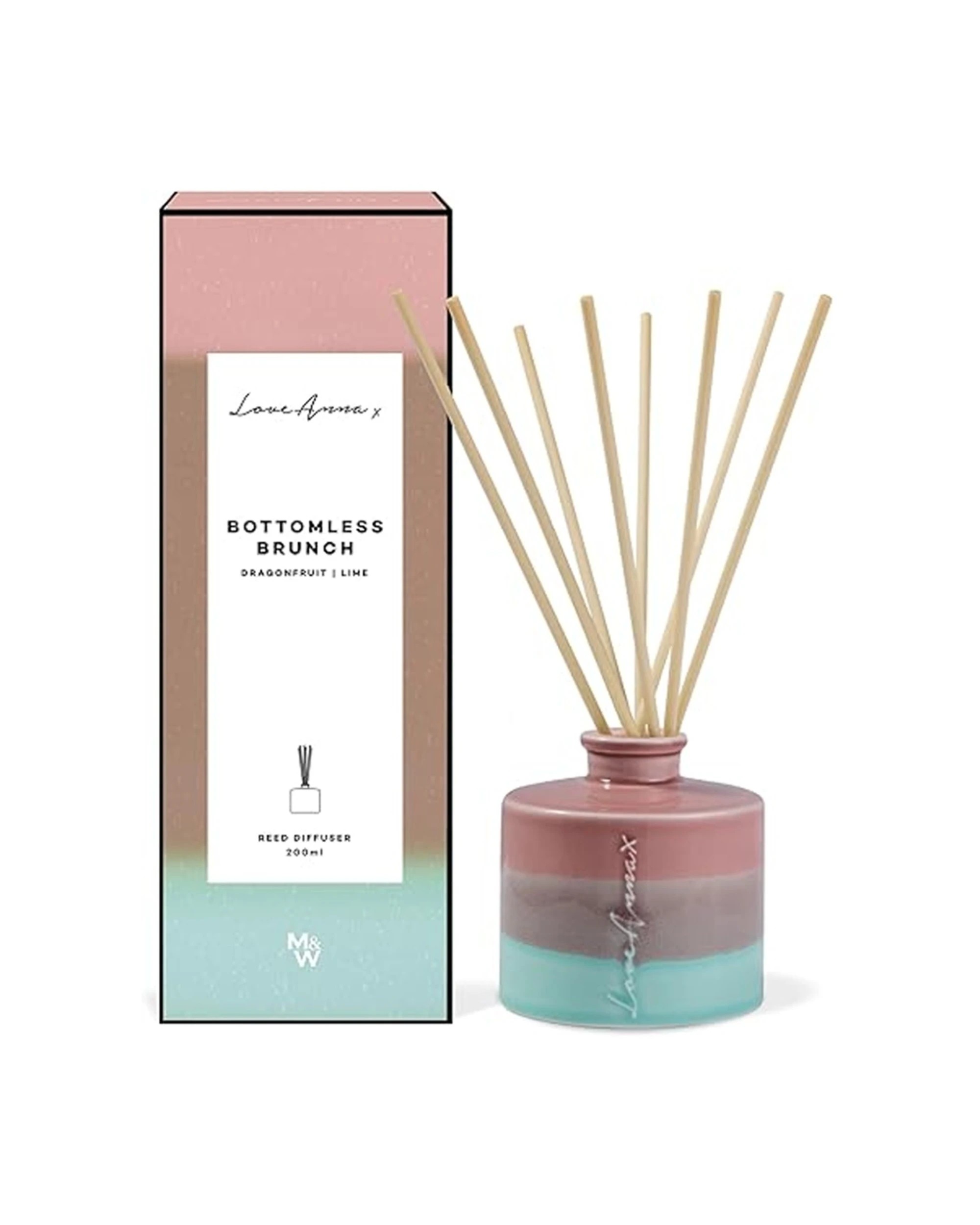 1 Love Anna x Chapters Bottomless Brunch Reed Diffuser Dragonfruit Lime 200ml - Multi, 1 of 2