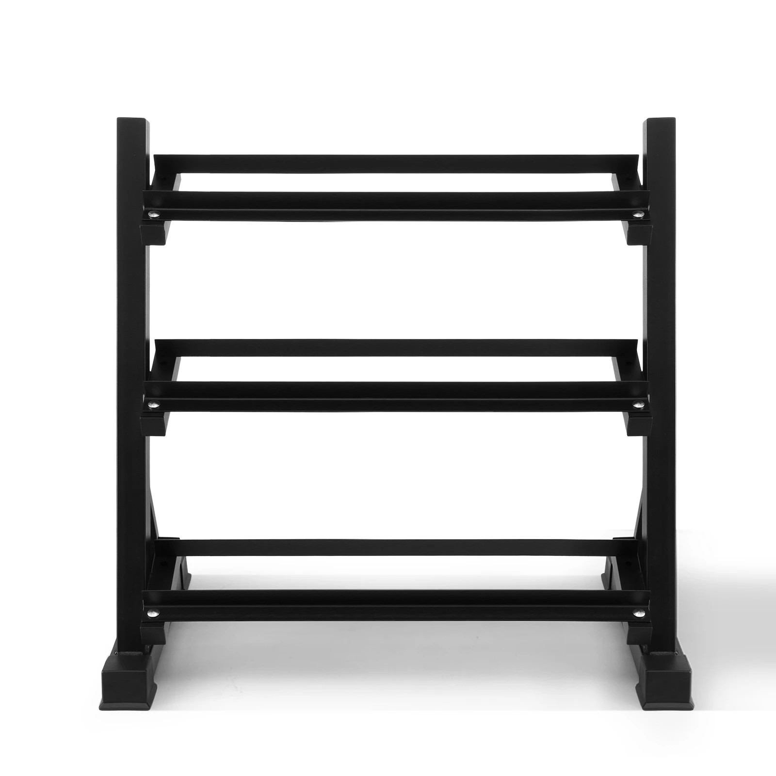 2 Ausway 3 Tier Dumbbell Rack Weight Set Stand Home Gym Storage, 2 of 5