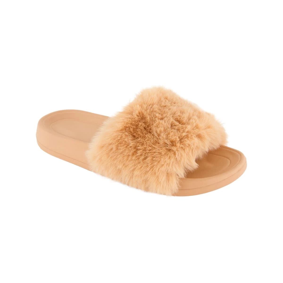1 One Band Slipper Slides BISCUIT BROWN, 1 of 3
