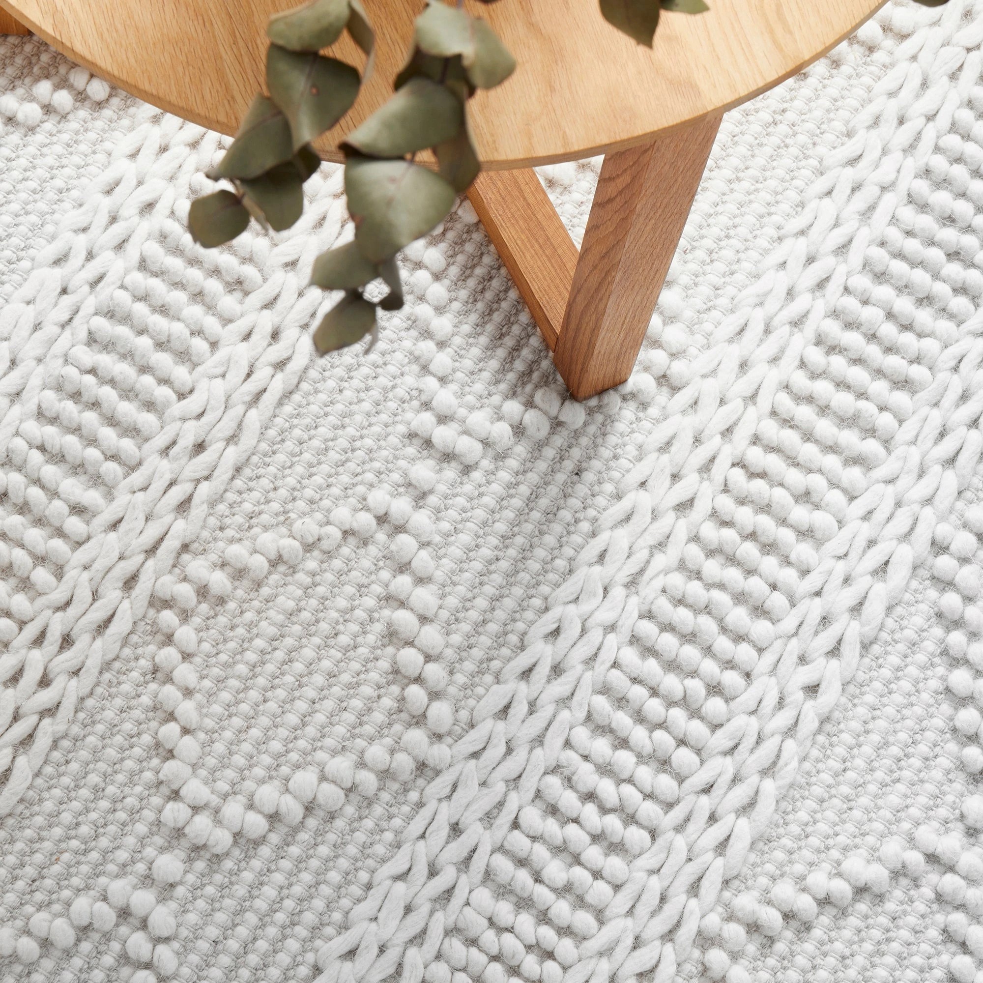 3 Common Ground Rugs Chateau Zoe 400x300cm - Extra Extra Large Hand Loomed Rug - White, 3 of 9