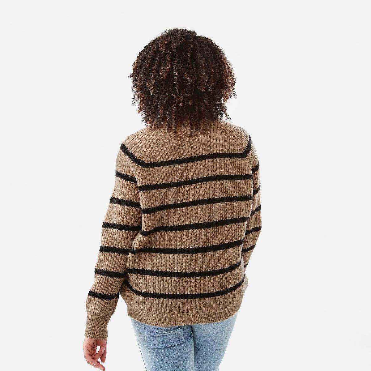 3 Loose Knit Jumper Sand Str, 3 of 6
