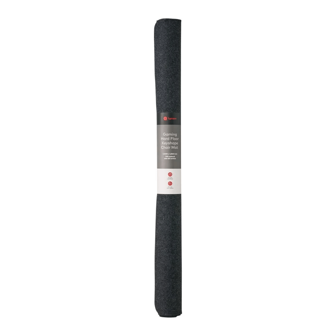 1 Typhoon Gaming Hard Floor Chair Mat 1100x1300mm, 1 of 7