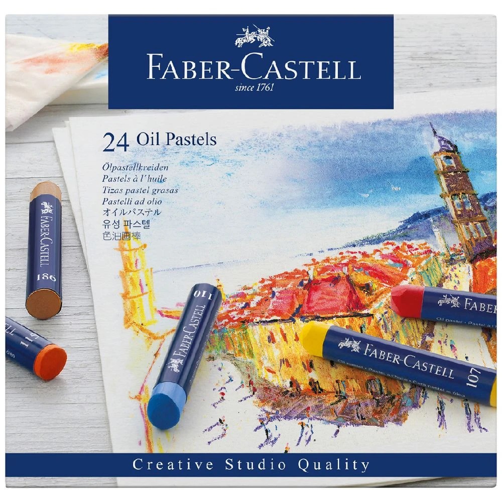1 Faber-Castell Oil Pastels 24 Pack, 1 of 2