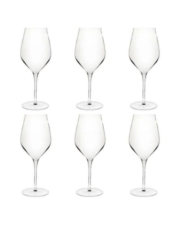 Luigi Bormioli Vinea Red Wine Glasses 550ml 6 Pack - Clear