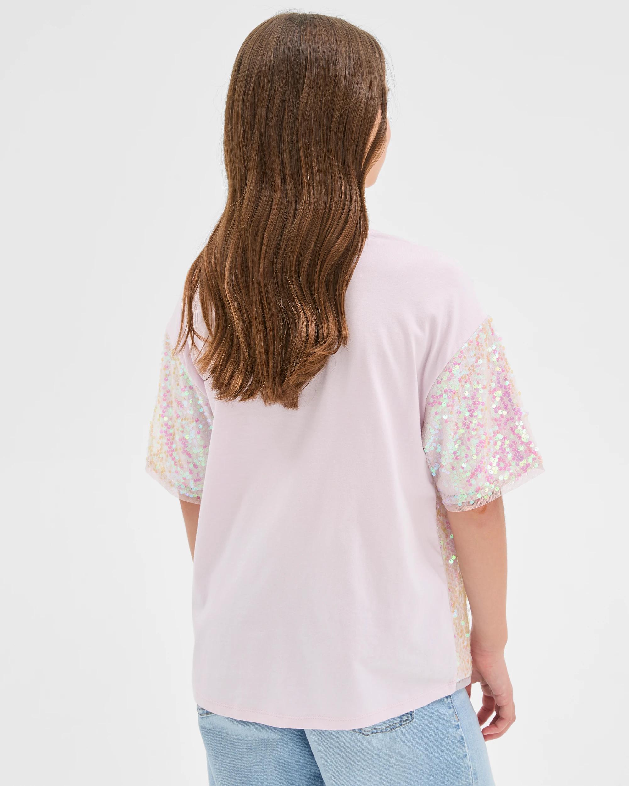 4 Target Kids Sequin Oversized T-Shirt IRIDESCENT, 4 of 6