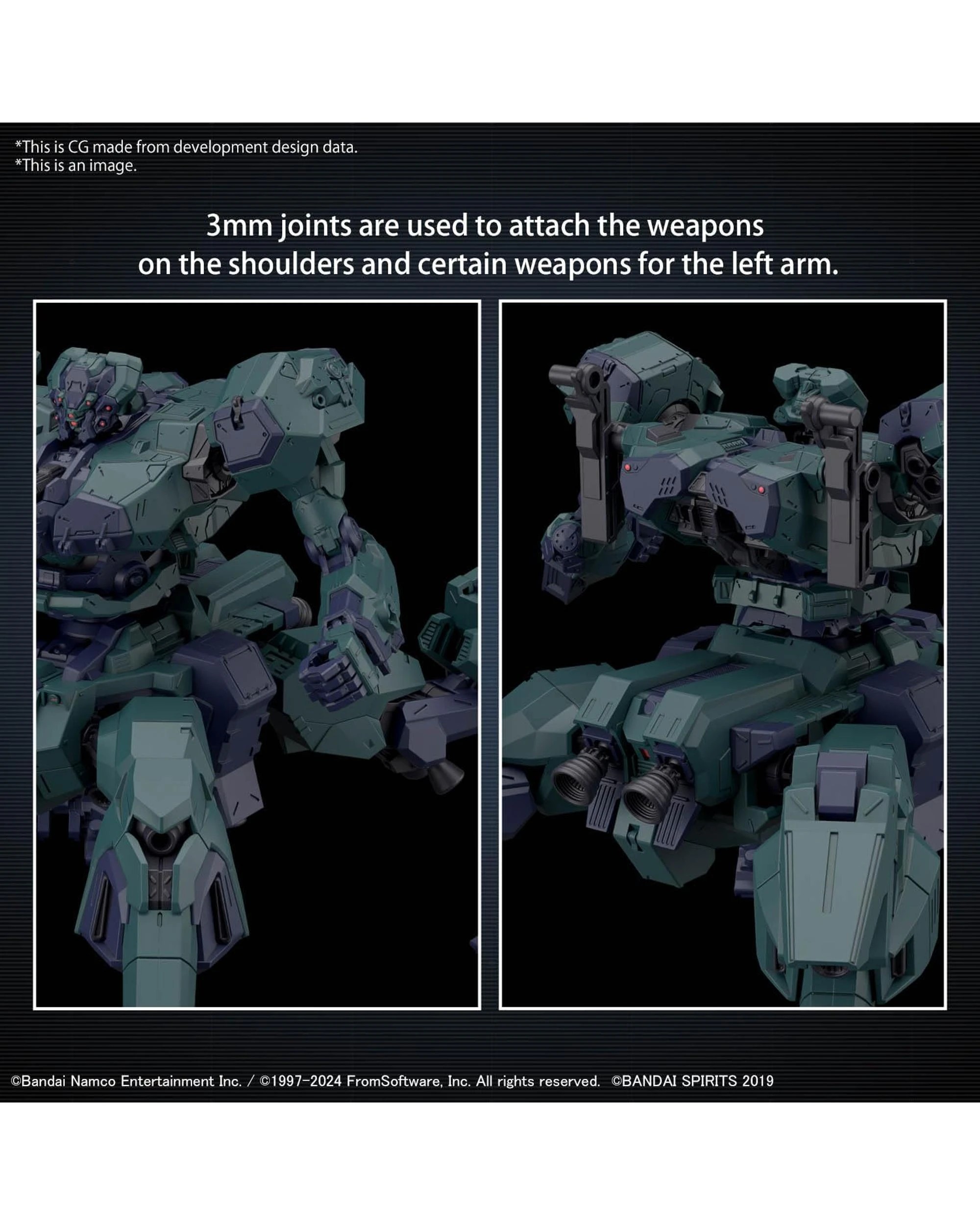 6 Bandai 30MM Armored Core VI Fires Of Rubicon Balam Industries BD-011 Melander Liger Tail Model Kit, 6 of 8