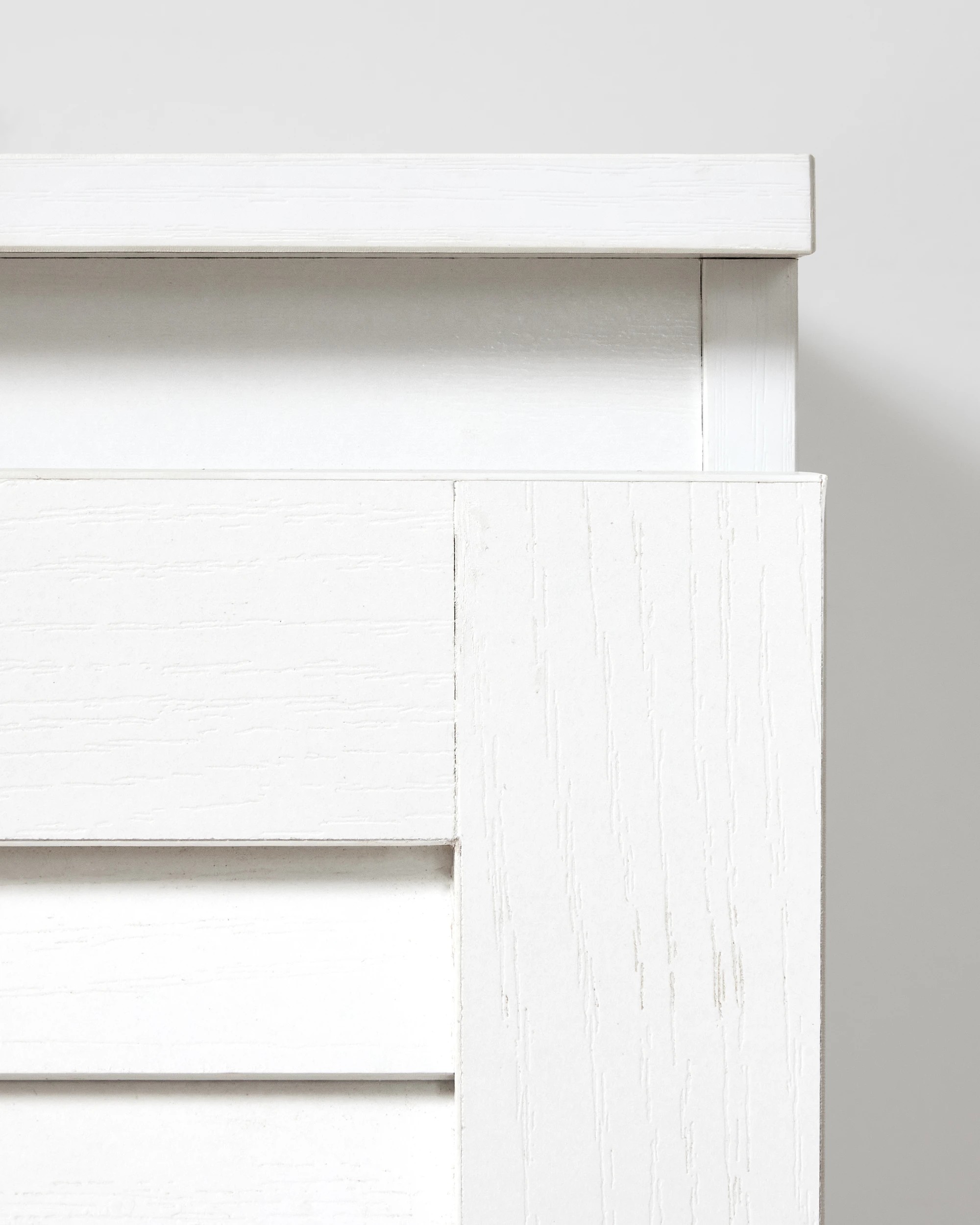 6 Charlie 2 Drawer Bedside Table - White, 6 of 9