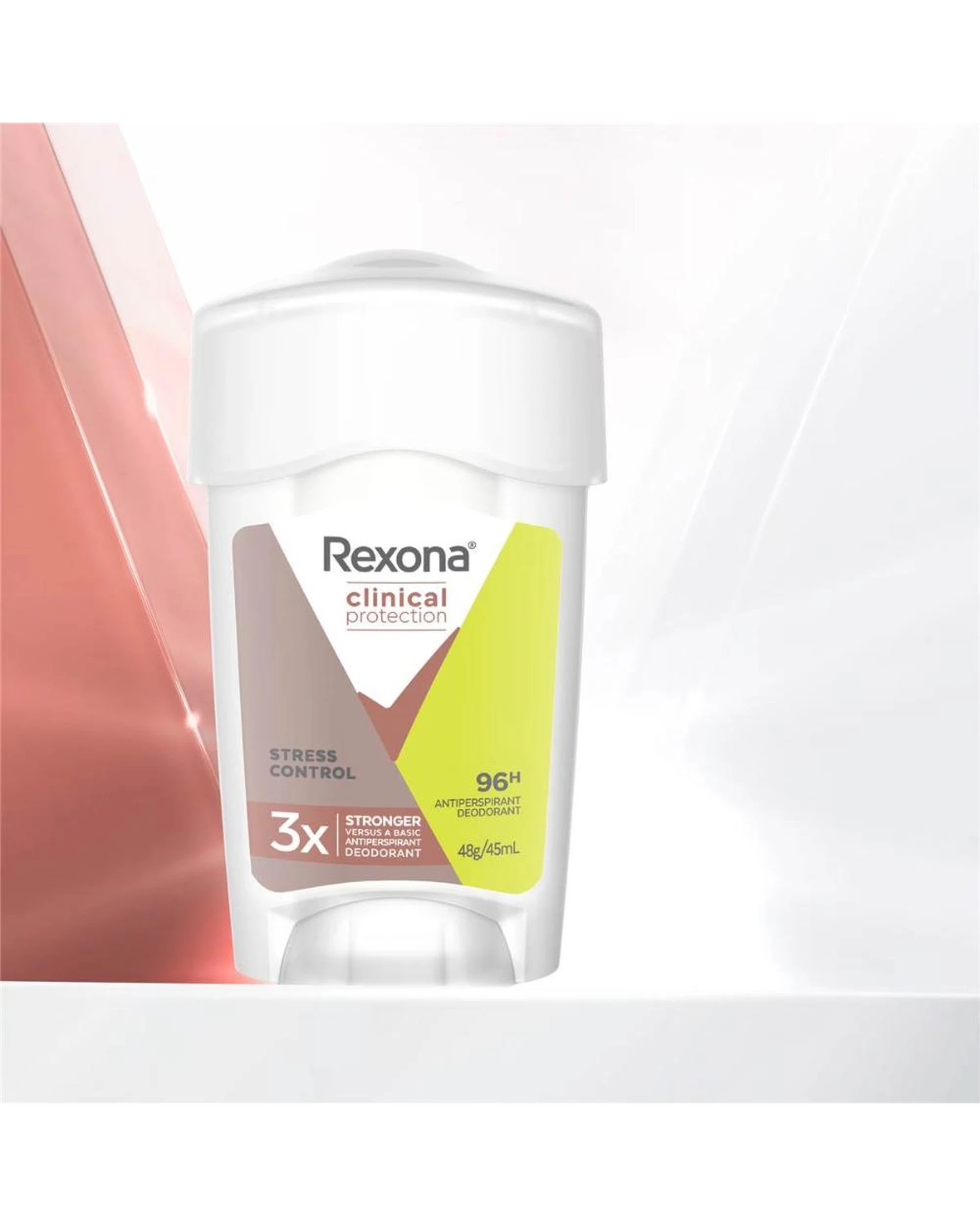 6 6 x Rexona Clinical Protection 96H Stress Control Antiperspirant Cream Deodorant 45mL, 6 of 6