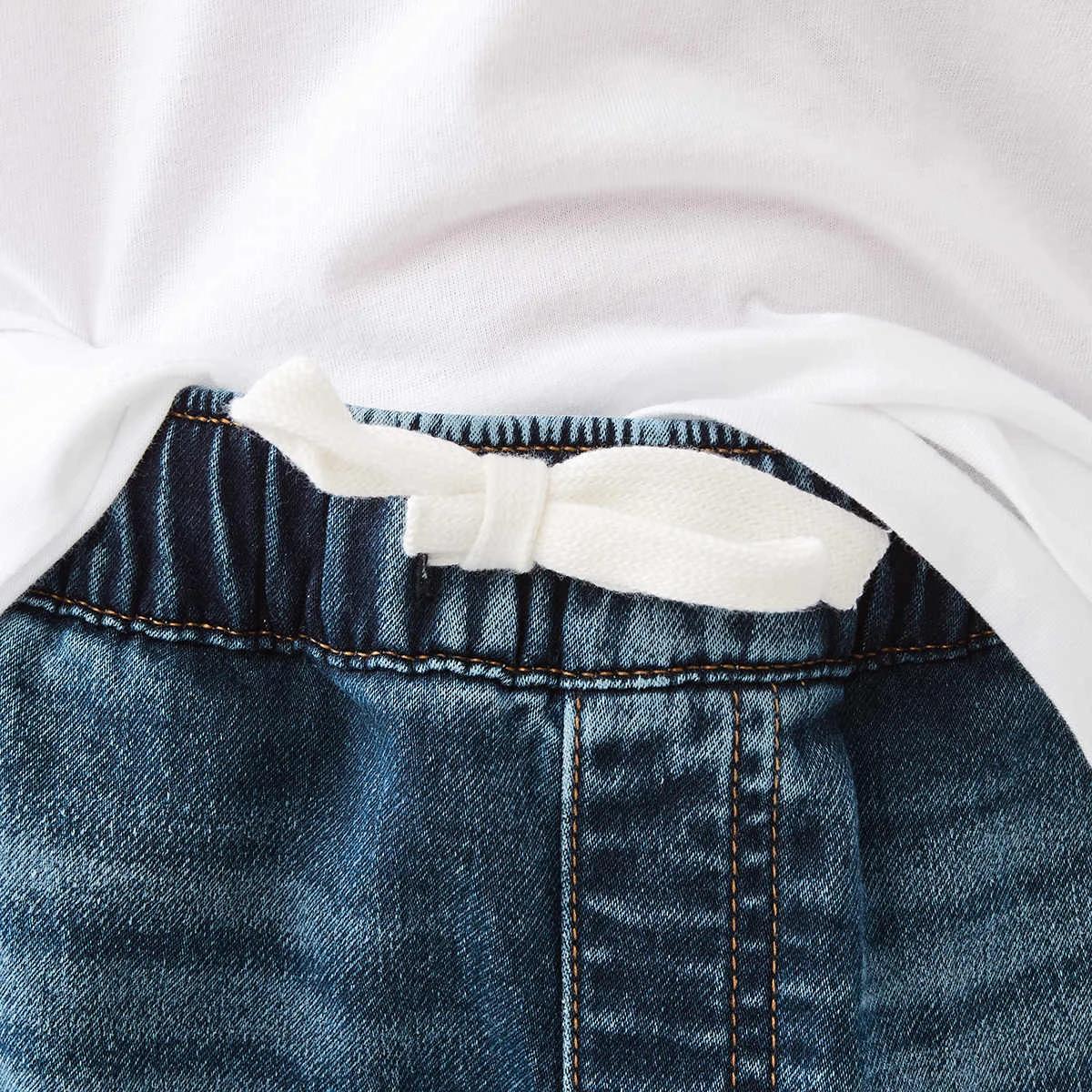 3 Denim Cargo Joggers Denim Wash, 3 of 9