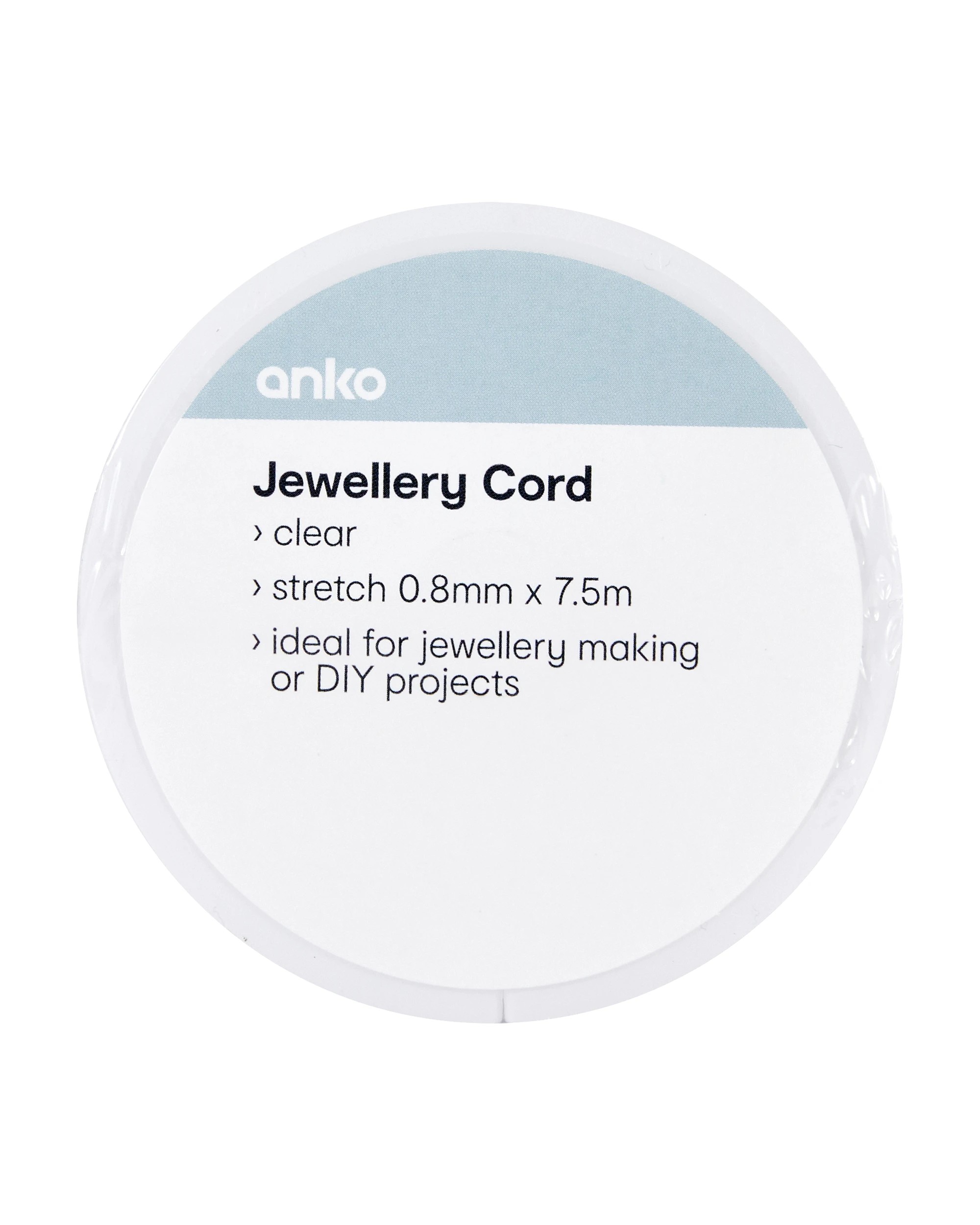 3 Jewellery Cord - Clear, 3 of 3