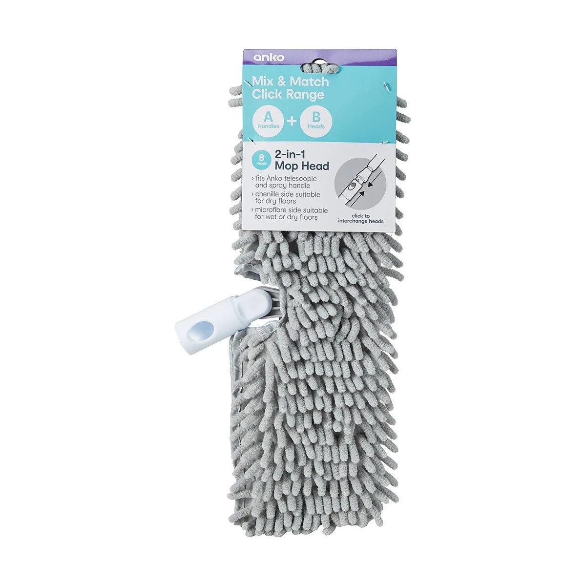 10 2 in 1 Mop Head - Mix & Match Click Range, 10 of 10