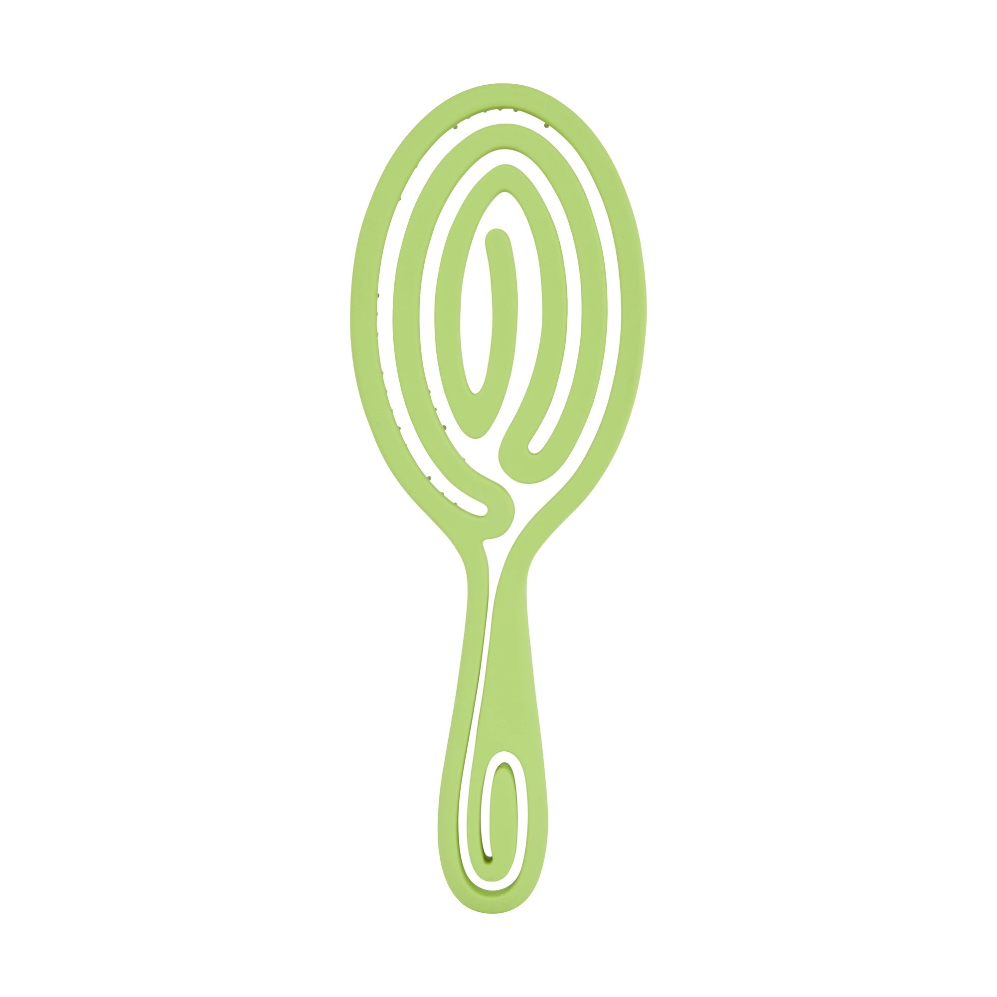 3 OXX Haircare Styling Flexible Paddle Brush - Lime, 3 of 4