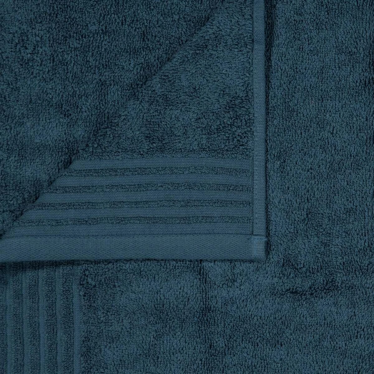 2 Edan Cotton Hand Towel - Teal, 2 of 6