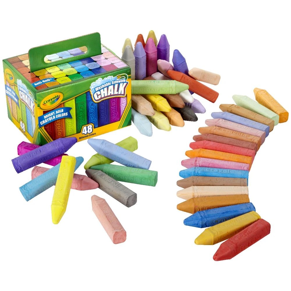 4 Crayola Washable Sidewalk Chalk 48 Pack, 4 of 4