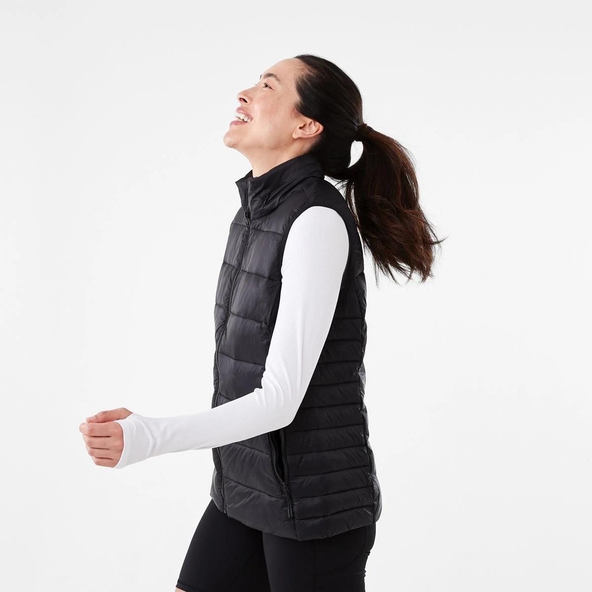 3 Active Womens Packable Puffer Vest Black, 3 of 9