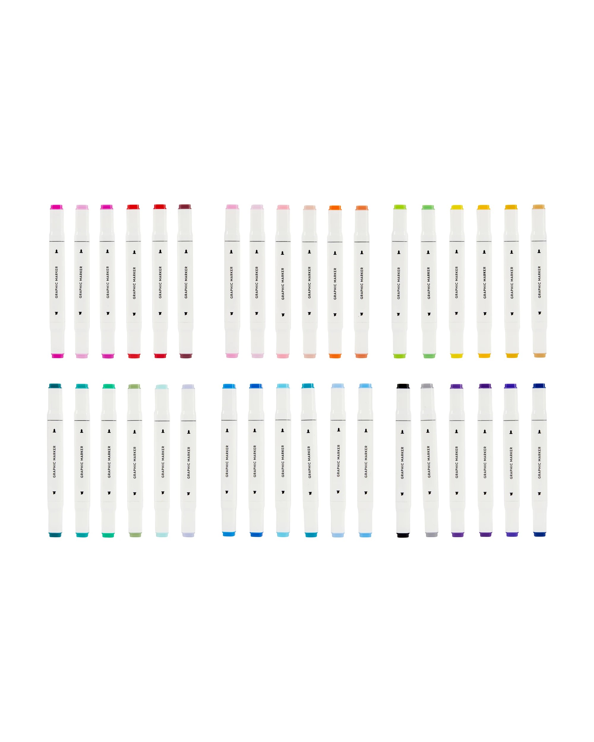 3 36 Pack Double Ended Markers, 3 of 9