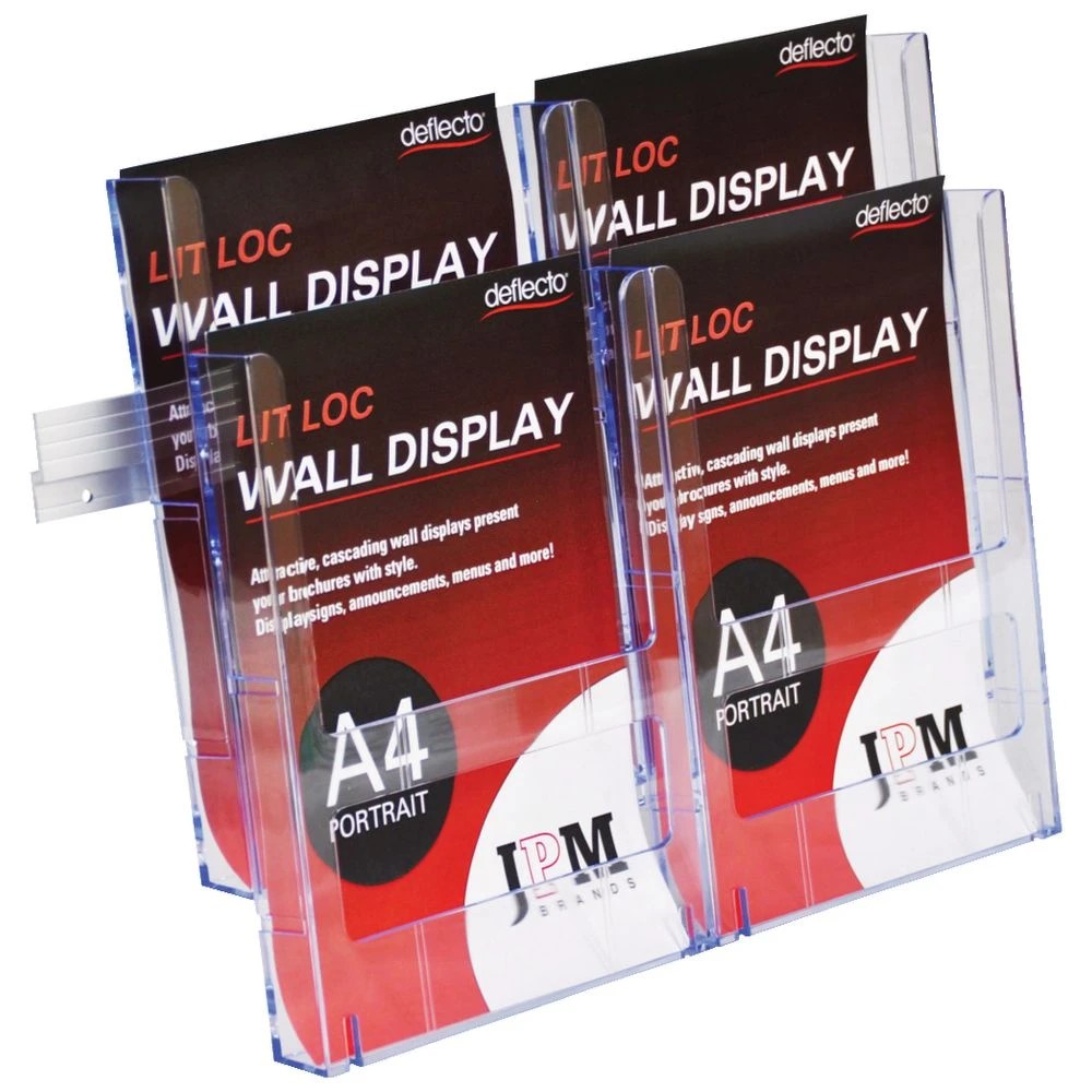 2 Deflecto A4 Lit-Loc Brochure Holder, 2 of 5