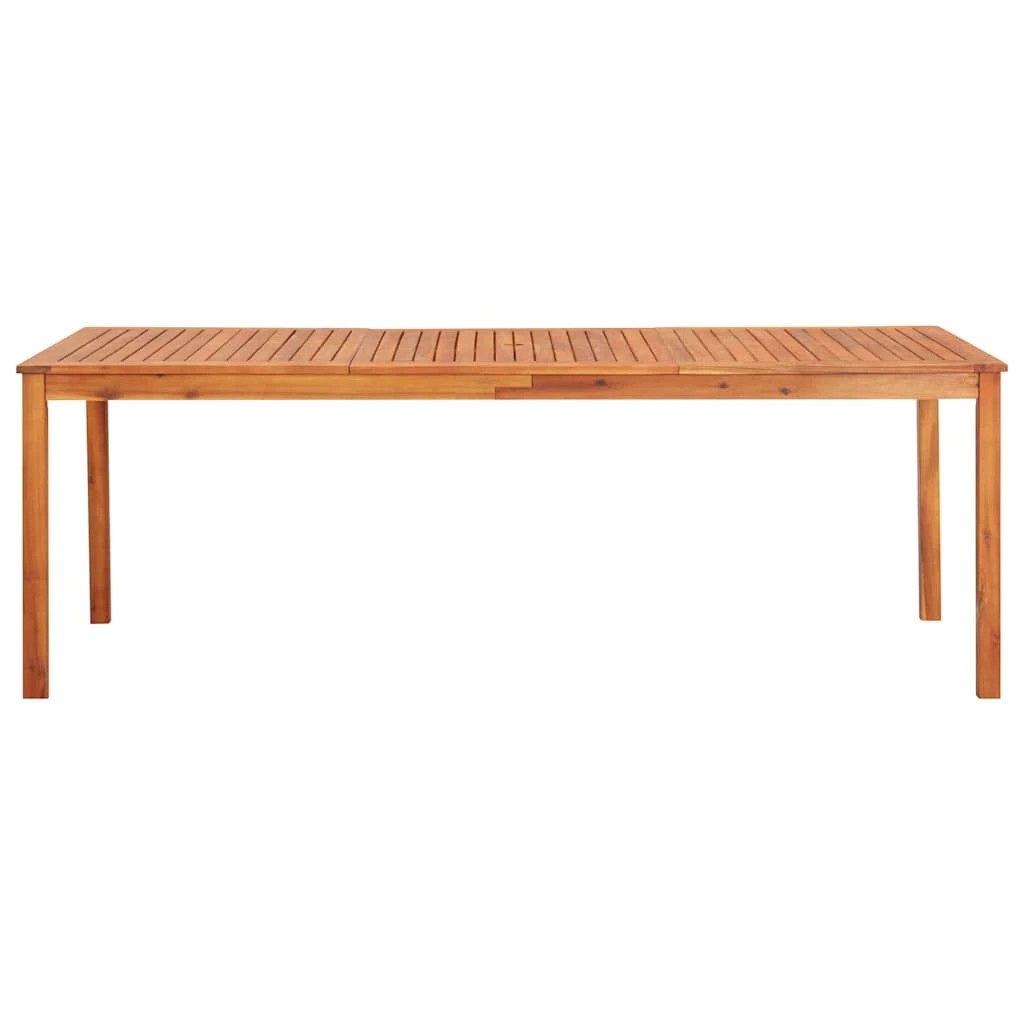 6 Vidaxl 9 Piece Outdoor Dining Set With Cushions Solid Wood Acacia - Brown, 6 of 8