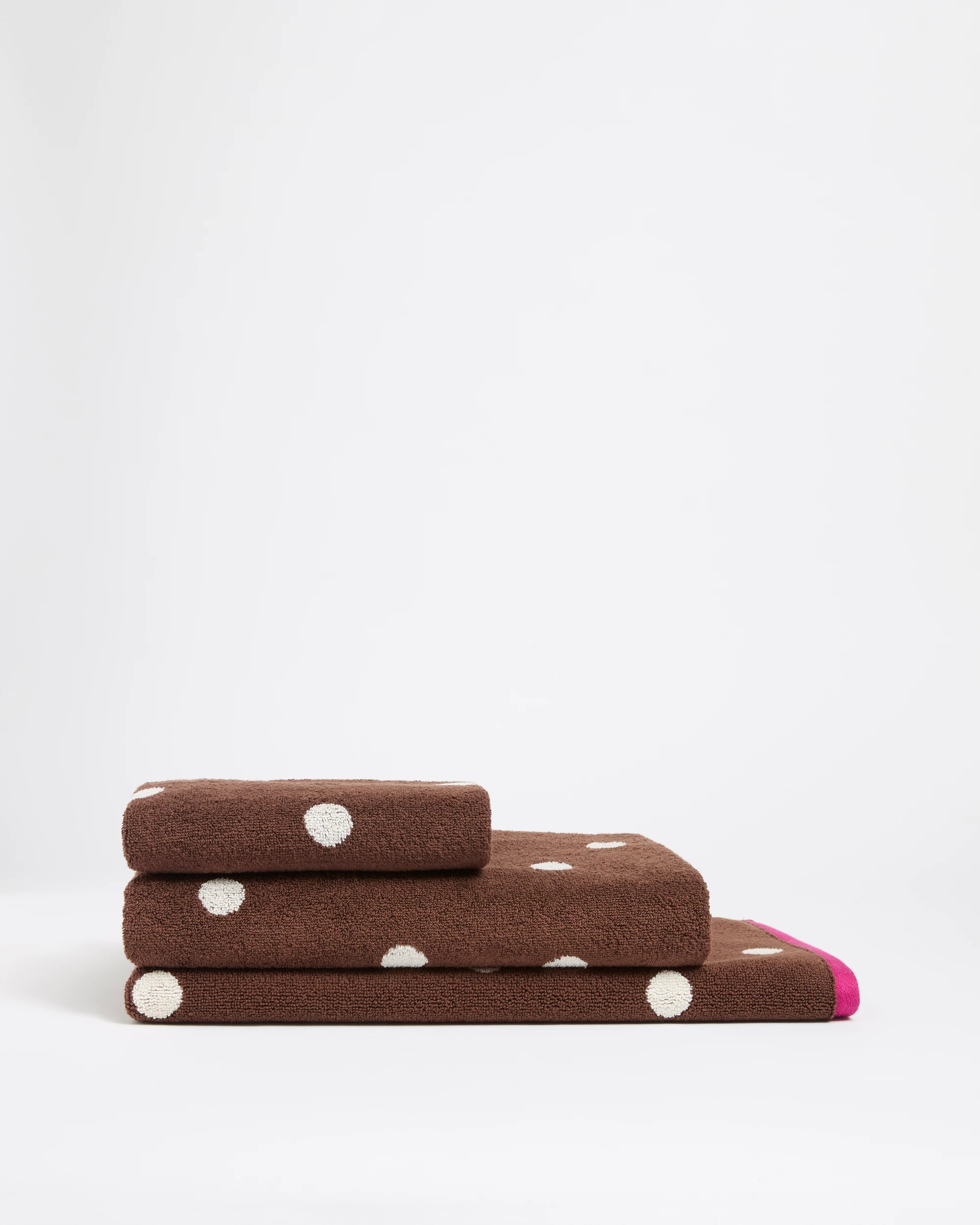 2 Target Senna Australian Cotton Polka Dot Bath Towel - Tiramisu - Brown, 2 of 3