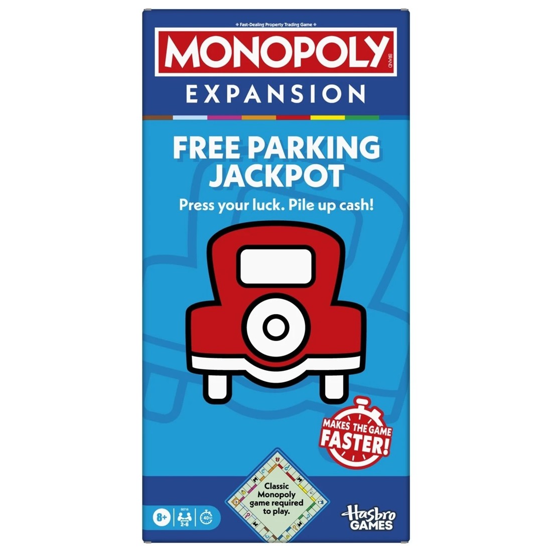 1 Monopoly Free Parking Jackpot Expansion Game, 1 of 3